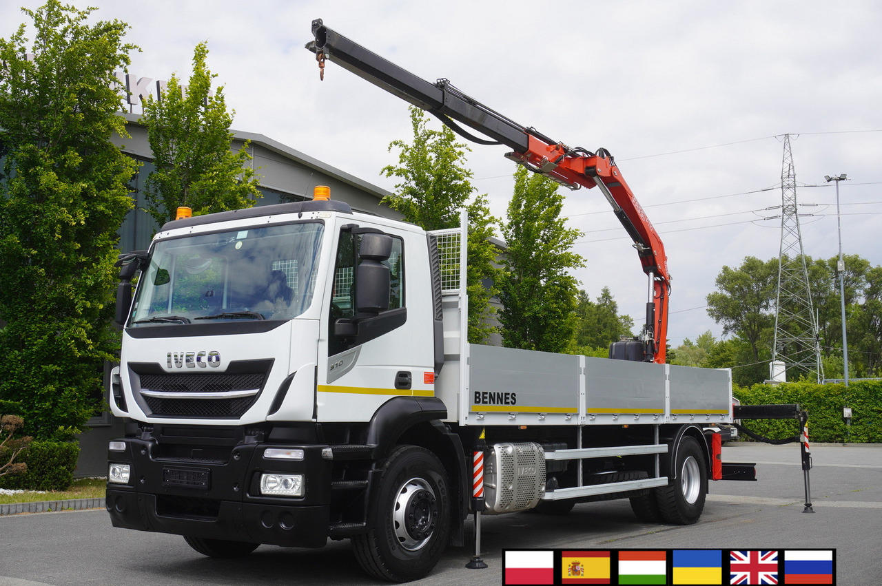 Iveco Stralis 310 / 34 tho km !!! / FASSI 4 Tons 400 MTH! / Flatbed - Kamion sa dizalicom, Kamion sa dizalicom: slika 1 Iveco Stralis 310 / 34 tho km !!! / FASSI 4 Tons 400 MTH! / Flatbed - Kamion sa dizalicom, Kamion sa dizalicom: slika 1