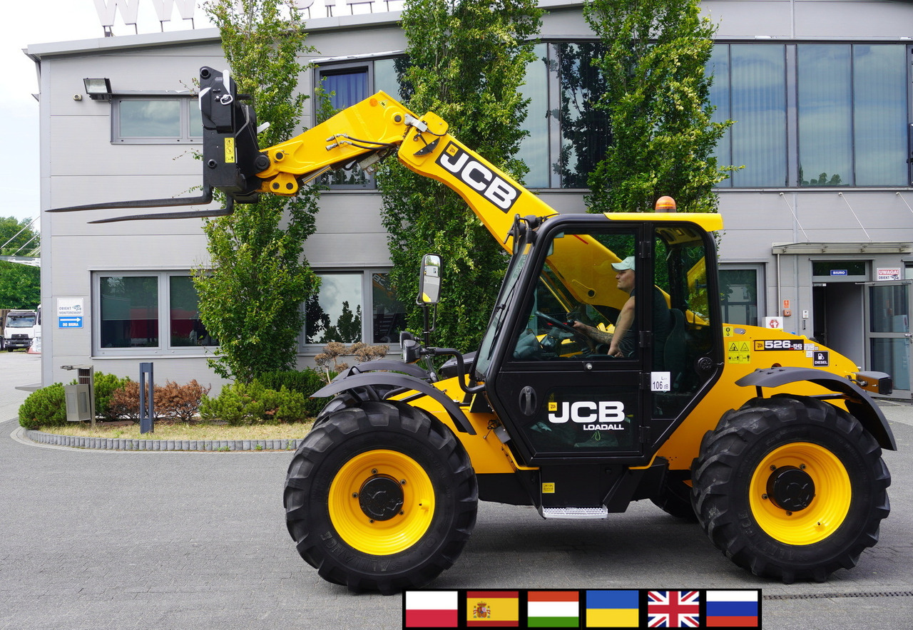 JCB 526-56 AGRI Plus / 5.6 m telescopic loader / joystick - Teleskopski utovarivač na točkovima: slika 1 JCB 526-56 AGRI Plus / 5.6 m telescopic loader / joystick - Teleskopski utovarivač na točkovima: slika 1