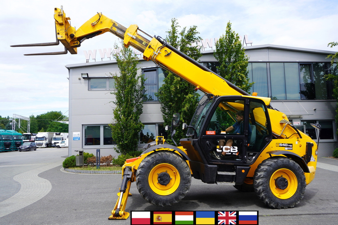 JCB 540-140 telescopic loader / 14 m range / 1800 MTH - Teleskopski utovarivač na točkovima: slika 1 JCB 540-140 telescopic loader / 14 m range / 1800 MTH - Teleskopski utovarivač na točkovima: slika 1