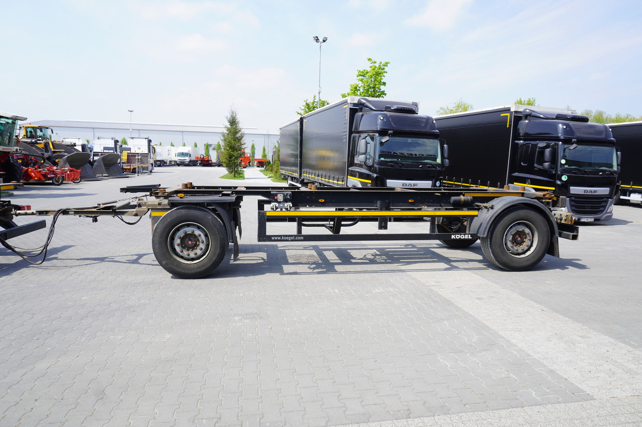 KOGEL AWE 18, two-axle, BDF, 7.5m chassis , air suspension, SAF axles - Prikolica sa golom šasijom: slika 3 KOGEL AWE 18, two-axle, BDF, 7.5m chassis , air suspension, SAF axles - Prikolica sa golom šasijom: slika 3