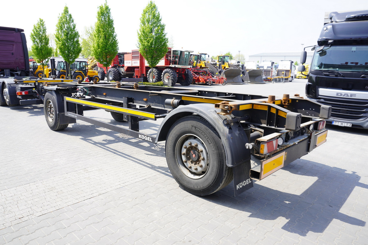 KOGEL AWE 18, two-axle, BDF, 7.5m chassis , air suspension, SAF axles - Prikolica sa golom šasijom: slika 4 KOGEL AWE 18, two-axle, BDF, 7.5m chassis , air suspension, SAF axles - Prikolica sa golom šasijom: slika 4