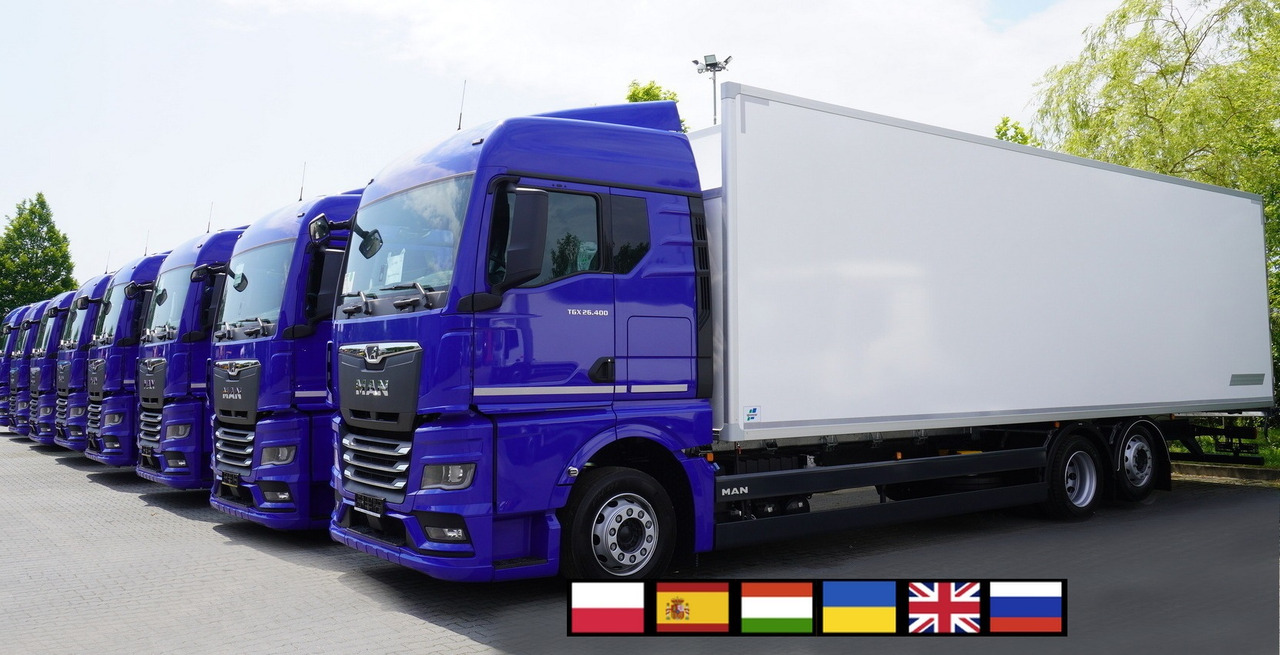 MAN New MAN TGX 26.400 / NEW IGLOOCAR refrigerator 20 pallets / 6×2 / 2024 / 2 units - Kamion sa zatvorenim sandukom: slika 1 MAN New MAN TGX 26.400 / NEW IGLOOCAR refrigerator 20 pallets / 6×2 / 2024 / 2 units - Kamion sa zatvorenim sandukom: slika 1