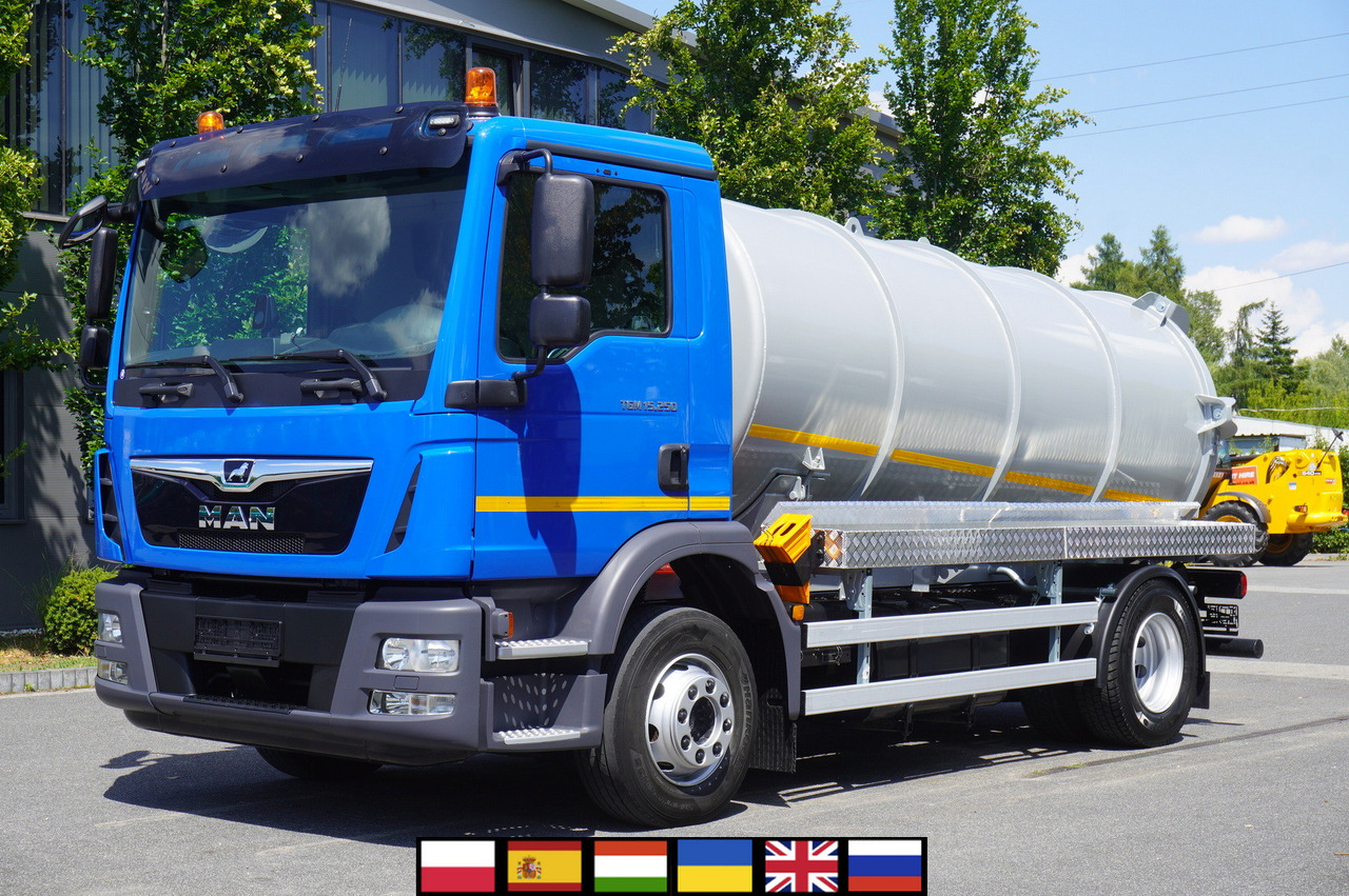MAN TGM 15.250 / NEW septic tank (07/2025) superstructure 8000 l / 160 tho. km! - Kamion cisterna: slika 1 MAN TGM 15.250 / NEW septic tank (07/2025) superstructure 8000 l / 160 tho. km! - Kamion cisterna: slika 1