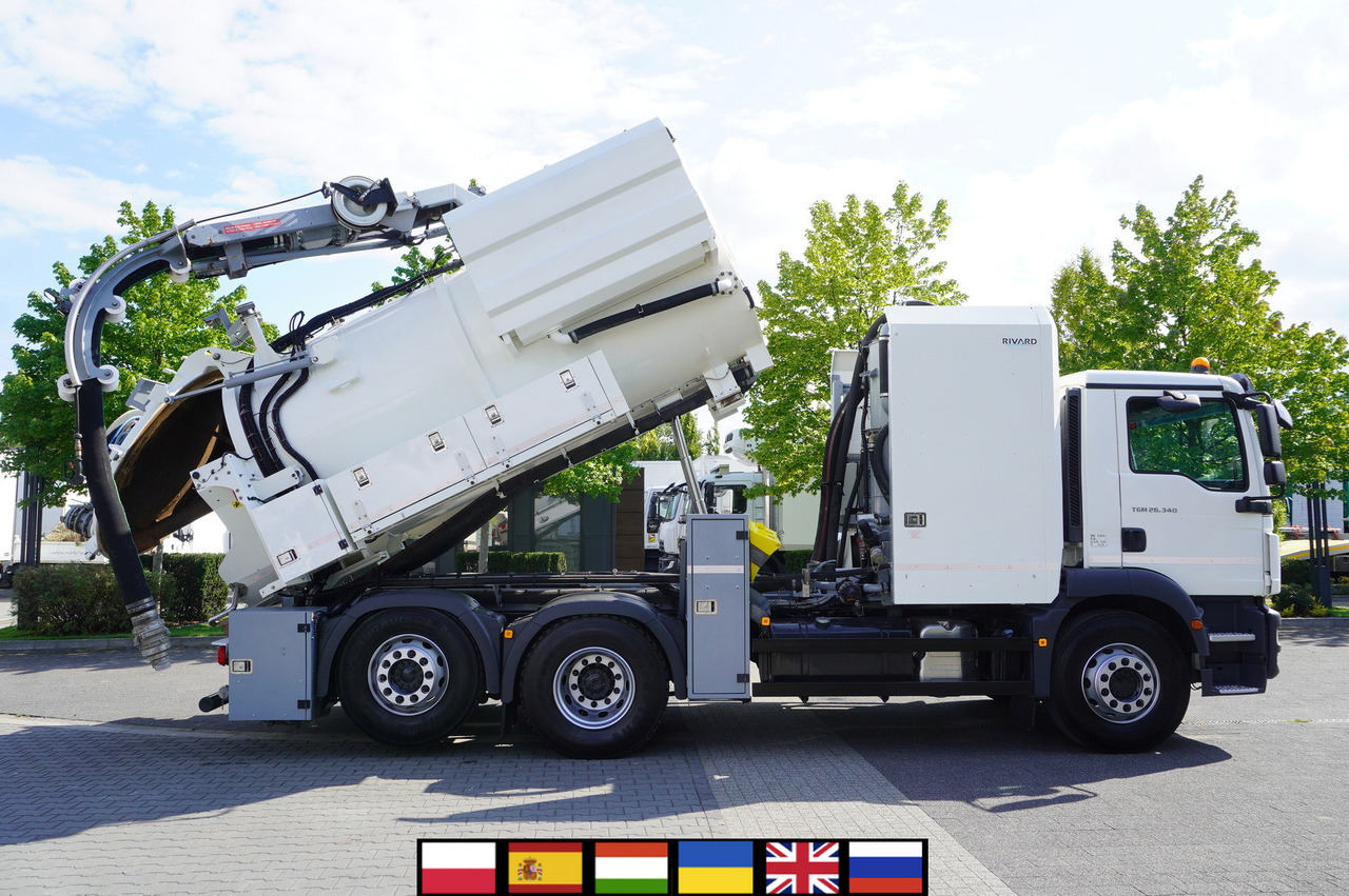 MAN TGM 26.340 E6 / RIVARD sewage cleaner 11.8 m3 / 170 tho. km / steered axle - Vakuumska cisterna: slika 1 MAN TGM 26.340 E6 / RIVARD sewage cleaner 11.8 m3 / 170 tho. km / steered axle - Vakuumska cisterna: slika 1