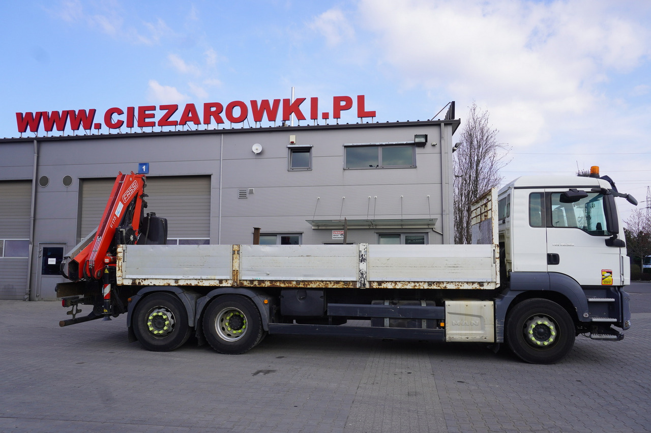 MAN TGS 26.360 Flatbed / Fassi F175 7.7 T / steered 3rd axle - Kamion sa tovarnim sandukom, Kamion sa dizalicom: slika 3 MAN TGS 26.360 Flatbed / Fassi F175 7.7 T / steered 3rd axle - Kamion sa tovarnim sandukom, Kamion sa dizalicom: slika 3