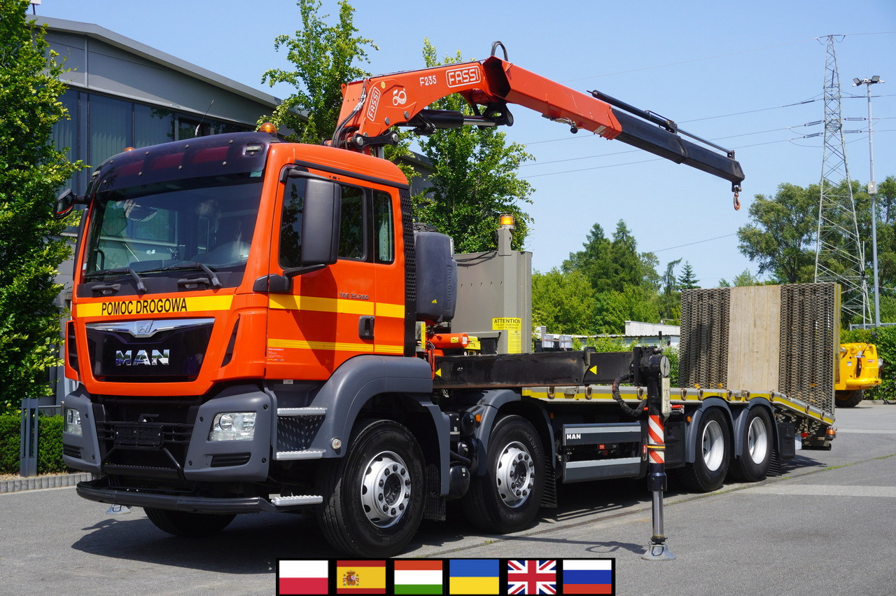 MAN TGS 35.360 E6 8x2 / FASSI F235 crane / 6.5 T cap. / 8.3 m reach - Šlep vozilo: slika 1 MAN TGS 35.360 E6 8x2 / FASSI F235 crane / 6.5 T cap. / 8.3 m reach - Šlep vozilo: slika 1