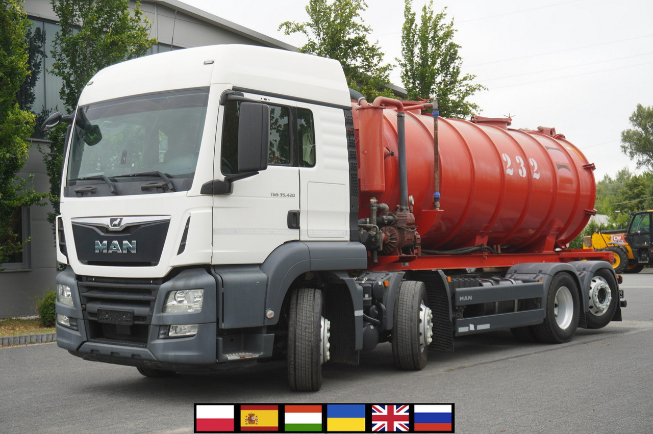 MAN TGS 35.420 8×2 / NEW septic barrel 13000 L / 3 steered axles - Kamion cisterna: slika 1 MAN TGS 35.420 8×2 / NEW septic barrel 13000 L / 3 steered axles - Kamion cisterna: slika 1