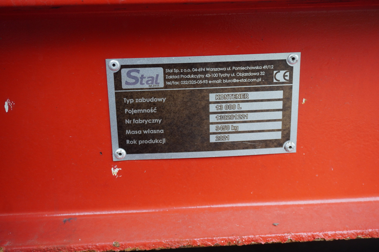 Kamion cisterna MAN TGS 35.420 8×2 / NEW septic barrel 13000 L / 3 steered axles: slika 9