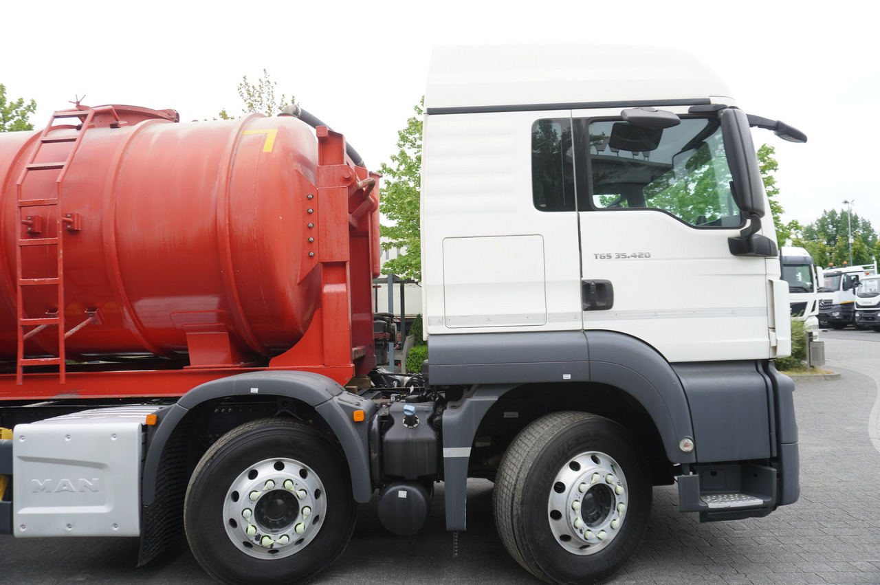 Kamion cisterna MAN TGS 35.420 8×2 / NEW septic barrel 13000 L / 3 steered axles: slika 14