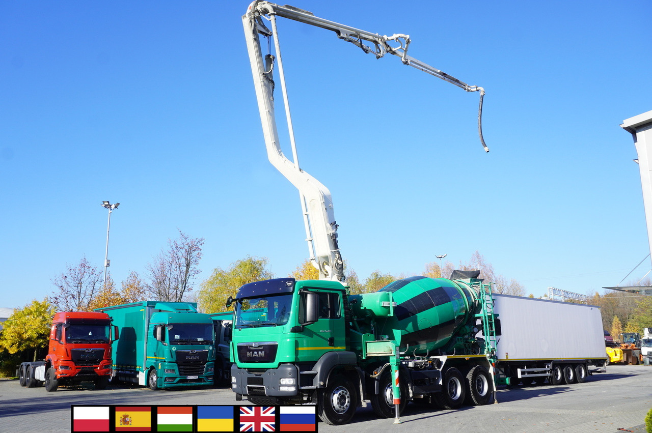 MAN TGS 35.480 8x4 Concrete Mixer Pump truck / Putzmeister M24-3 / 1600 MTH! - Mikser za beton: slika 1 MAN TGS 35.480 8x4 Concrete Mixer Pump truck / Putzmeister M24-3 / 1600 MTH! - Mikser za beton: slika 1