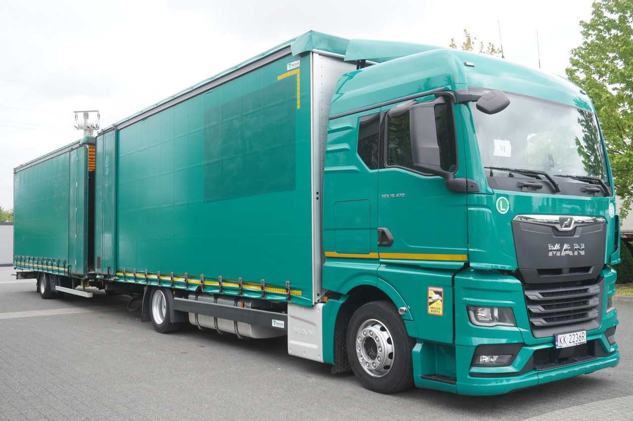 MAN TGX 18.470 / Trailer 19 EPAL / Curtainsider 19 EPAL / 2022 / Retarder / 15 units - Kamion sa ceradom: slika 3 MAN TGX 18.470 / Trailer 19 EPAL / Curtainsider 19 EPAL / 2022 / Retarder / 15 units - Kamion sa ceradom: slika 3
