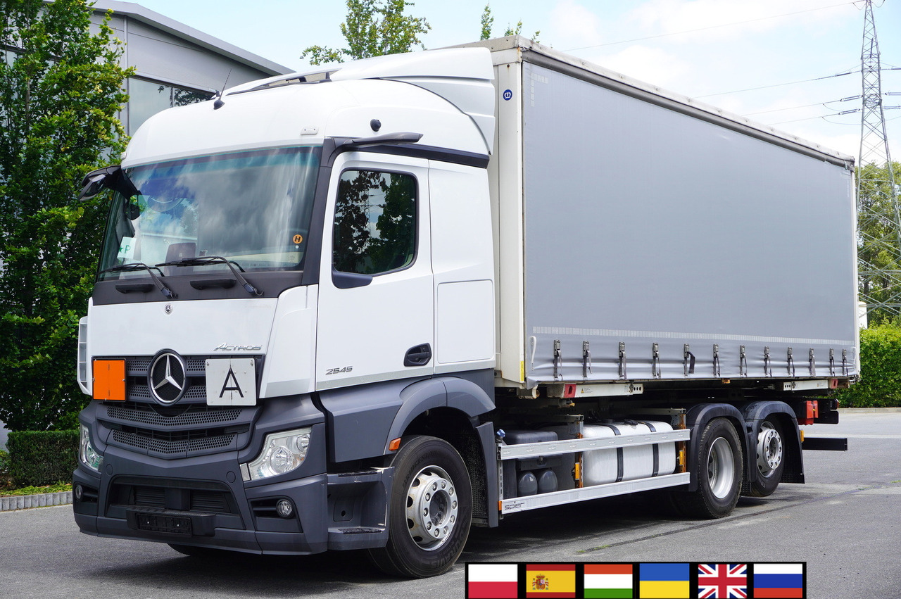 MERCEDES-BENZ Actros 2545 6×2 MP5 / ADR AT / Curtainsider 18 EPAL - Kamion sa ceradom: slika 1 MERCEDES-BENZ Actros 2545 6×2 MP5 / ADR AT / Curtainsider 18 EPAL - Kamion sa ceradom: slika 1