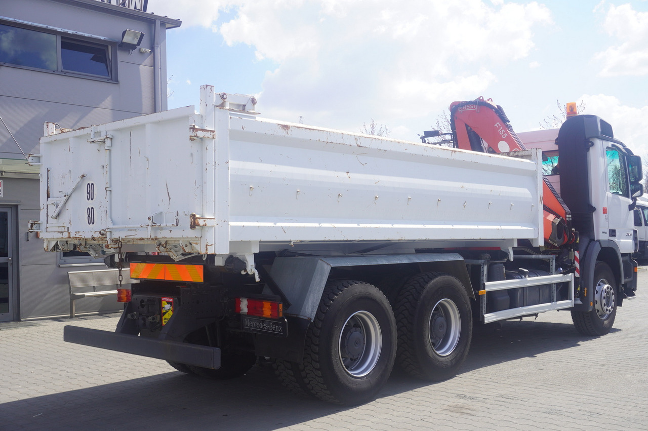 Istovarivač, Kamion sa dizalicom MERCEDES-BENZ Actros 2641 6×4 E5 / Crane / Dumper / 110000 km!: slika 12