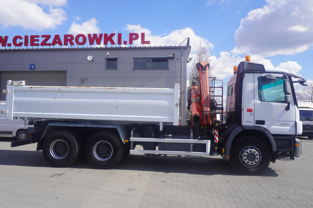 Istovarivač, Kamion sa dizalicom MERCEDES-BENZ Actros 2641 6×4 E5 / Crane / Dumper / 110000 km!: slika 11