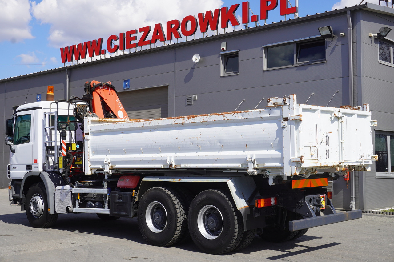 Istovarivač, Kamion sa dizalicom MERCEDES-BENZ Actros 2641 6×4 E5 / Crane / Dumper / 110000 km!: slika 9