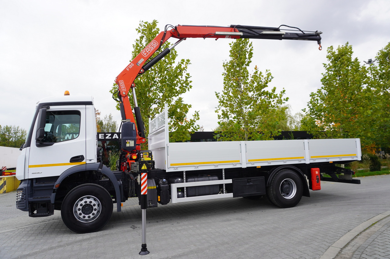 MERCEDES-BENZ Arocs 1830 / Flatbed 16 EPAL / HDS Fassi 155 / Reach 8 m / Load capacity 6160 kg - Kamion sa dizalicom: slika 5 MERCEDES-BENZ Arocs 1830 / Flatbed 16 EPAL / HDS Fassi 155 / Reach 8 m / Load capacity 6160 kg - Kamion sa dizalicom: slika 5