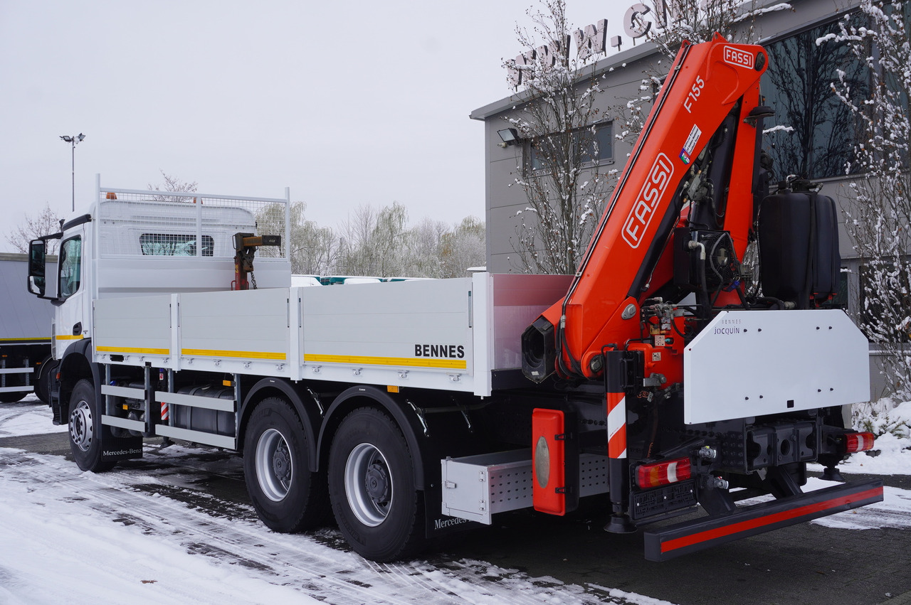 MERCEDES-BENZ Arocs 2633 flatbed truck / Crane FASSI F155A.0.23 / REMOTE CONTROL / 230,000 km - Kamion sa dizalicom: slika 3 MERCEDES-BENZ Arocs 2633 flatbed truck / Crane FASSI F155A.0.23 / REMOTE CONTROL / 230,000 km - Kamion sa dizalicom: slika 3