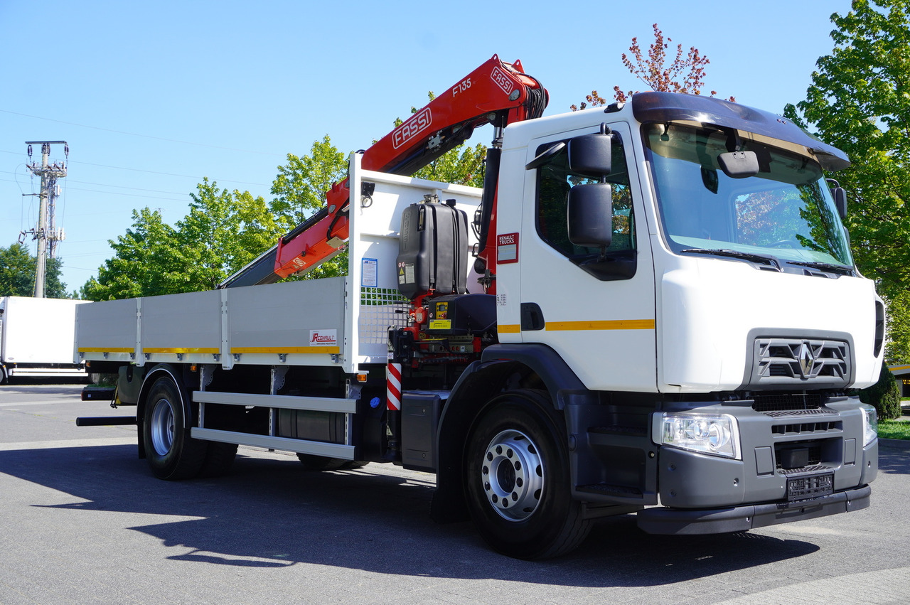RENAULT C280 DTI 8 / FASSI crane 5.6 T / range 8 m / Flatbed 15 EPAL - Kamion sa tovarnim sandukom, Kamion sa dizalicom: slika 5 RENAULT C280 DTI 8 / FASSI crane 5.6 T / range 8 m / Flatbed 15 EPAL - Kamion sa tovarnim sandukom, Kamion sa dizalicom: slika 5