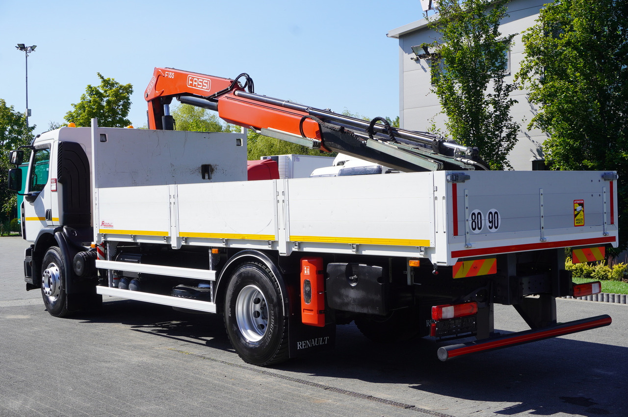 RENAULT C280 DTI 8 / FASSI crane 5.6 T / range 8 m / Flatbed 15 EPAL - Kamion sa tovarnim sandukom, Kamion sa dizalicom: slika 3 RENAULT C280 DTI 8 / FASSI crane 5.6 T / range 8 m / Flatbed 15 EPAL - Kamion sa tovarnim sandukom, Kamion sa dizalicom: slika 3
