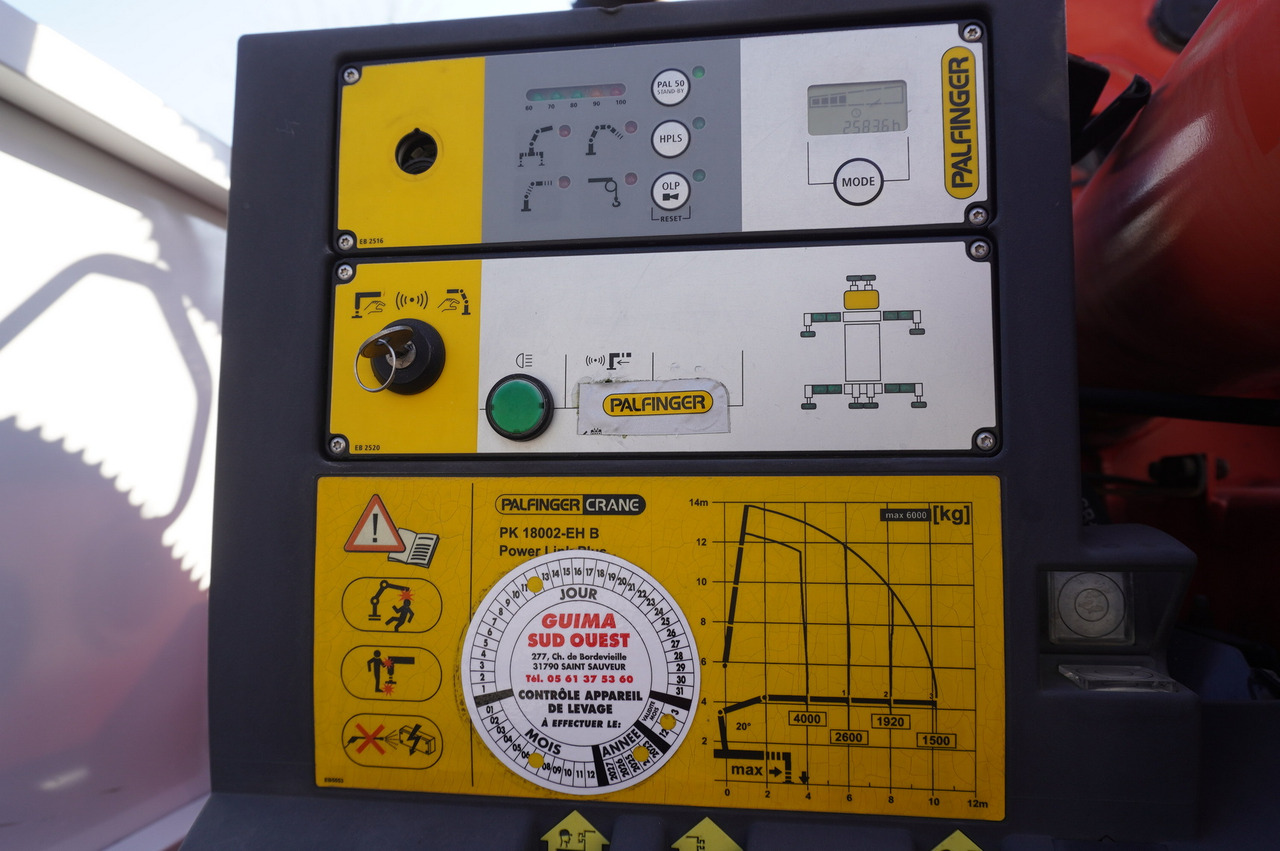 Kamion sa tovarnim sandukom, Kamion sa dizalicom RENAULT C380 / 6x4 / HDS Palfinger PK 18002-EH 6000 kg: slika 8