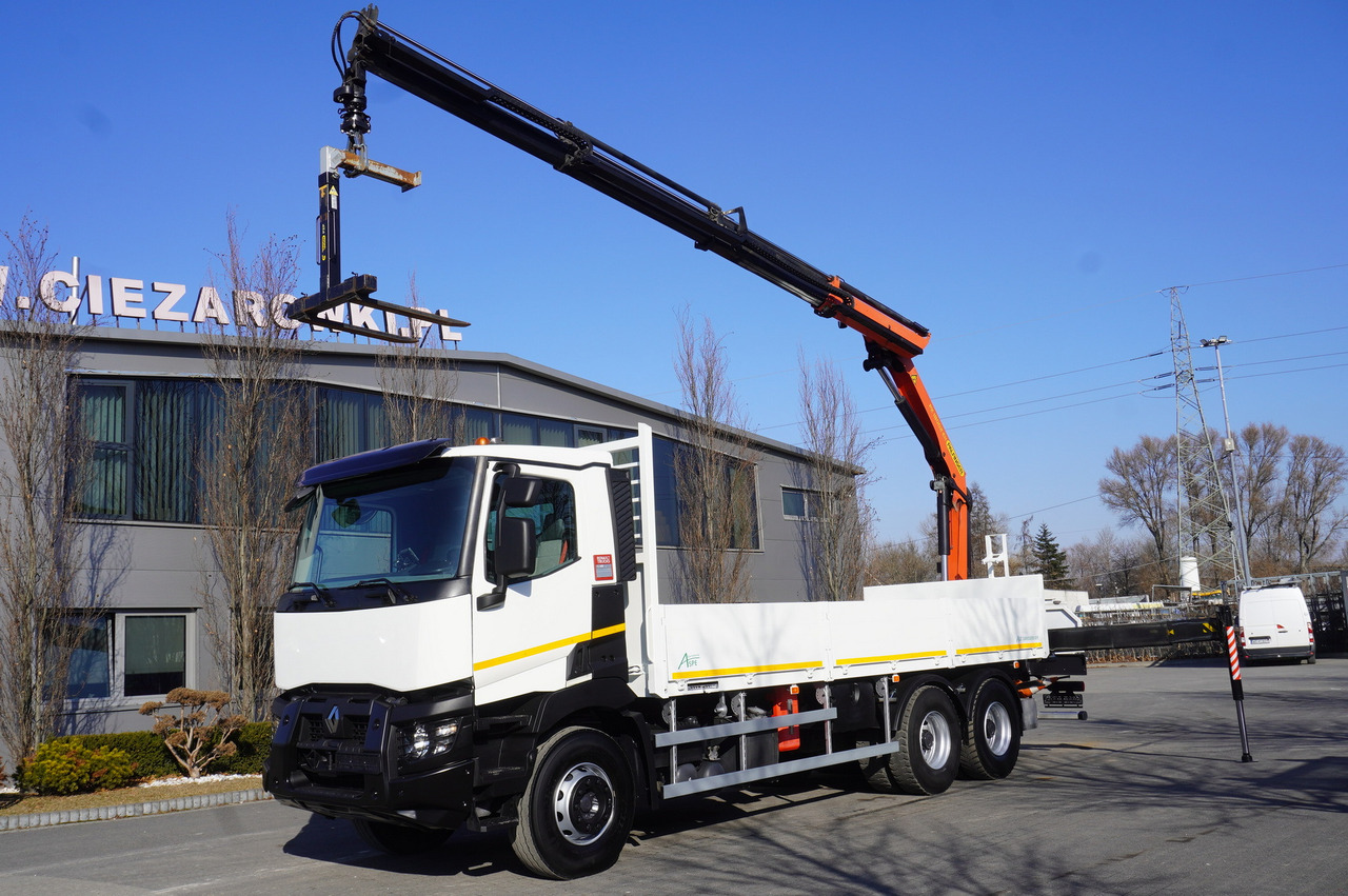 RENAULT C380 / 6x4 / HDS Palfinger PK 18002-EH 6000 kg - Kamion sa tovarnim sandukom, Kamion sa dizalicom: slika 1 RENAULT C380 / 6x4 / HDS Palfinger PK 18002-EH 6000 kg - Kamion sa tovarnim sandukom, Kamion sa dizalicom: slika 1