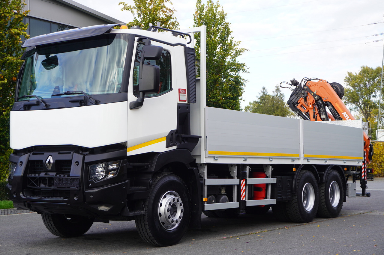 RENAULT C380 Comfort 6x4 / Atlas 172.3E crane / Range 12.3 m / capacity 6.1 t / Flatbed 17 EPAL - Kamion sa dizalicom: slika 2 RENAULT C380 Comfort 6x4 / Atlas 172.3E crane / Range 12.3 m / capacity 6.1 t / Flatbed 17 EPAL - Kamion sa dizalicom: slika 2
