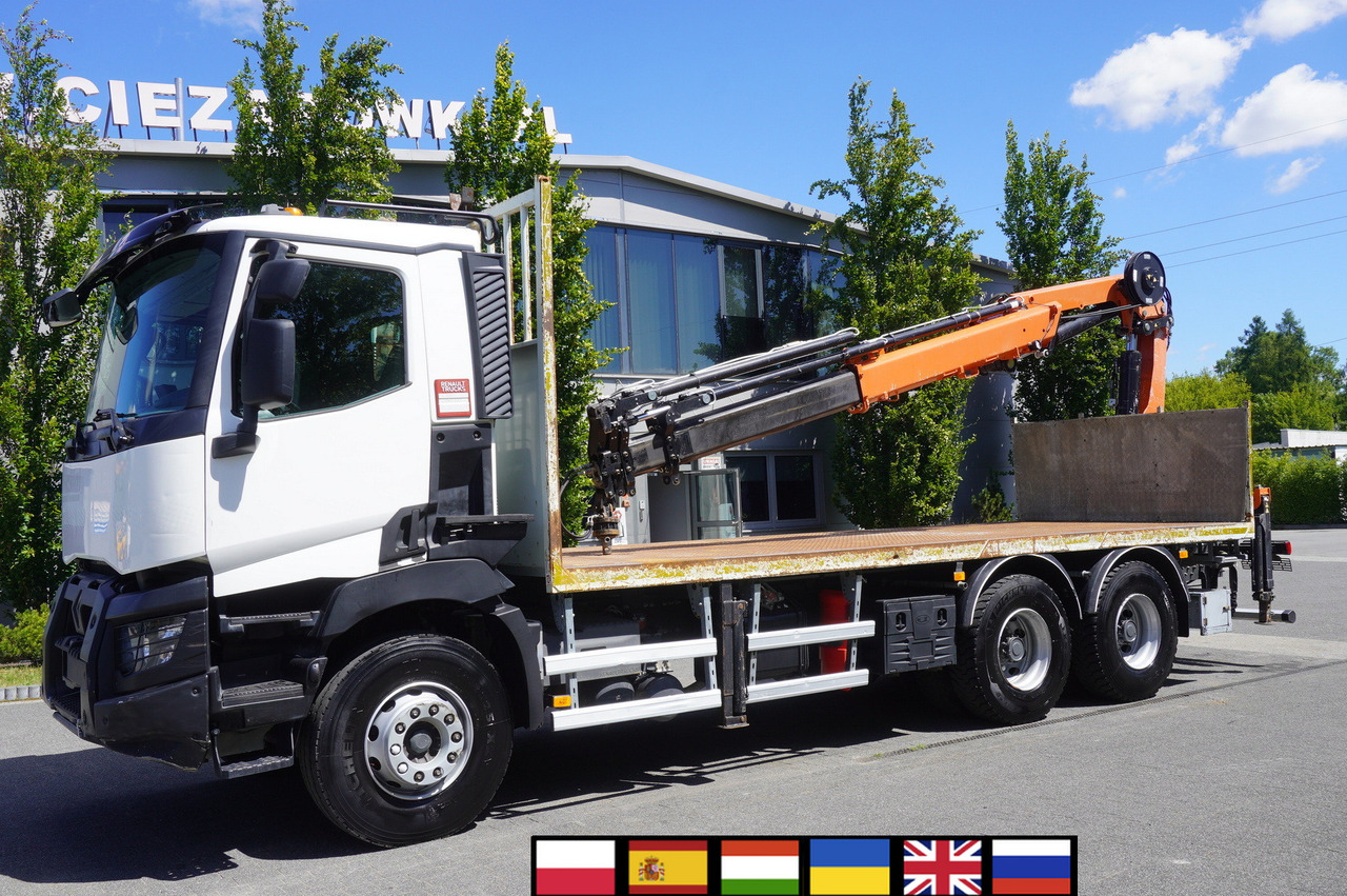 RENAULT C380 Comfort 6x4 / Atlas 6.1 T crane / range 12.3 m - Kamion sa dizalicom: slika 1 RENAULT C380 Comfort 6x4 / Atlas 6.1 T crane / range 12.3 m - Kamion sa dizalicom: slika 1