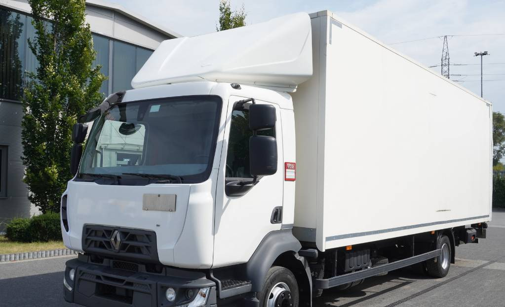 RENAULT D12 E6 / Container 18 pallets / tail lift - Kamion sa zatvorenim sandukom: slika 1 RENAULT D12 E6 / Container 18 pallets / tail lift - Kamion sa zatvorenim sandukom: slika 1