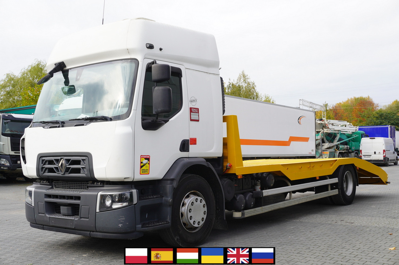 RENAULT D19 Wide Glob / 7.8 m NEW tow truck / 280 tho. km - Kamion za prevoz automobila: slika 1 RENAULT D19 Wide Glob / 7.8 m NEW tow truck / 280 tho. km - Kamion za prevoz automobila: slika 1