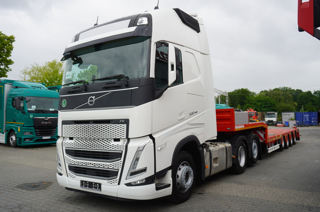 VOLVO FH 500 6 × 2 Globetrotter XL / 2023 / 114 thousand km / Brand-new low-loader Kässbohrer LB3E semi-trailer - Kamion za prevoz automobila: slika 5 VOLVO FH 500 6 × 2 Globetrotter XL / 2023 / 114 thousand km / Brand-new low-loader Kässbohrer LB3E semi-trailer - Kamion za prevoz automobila: slika 5