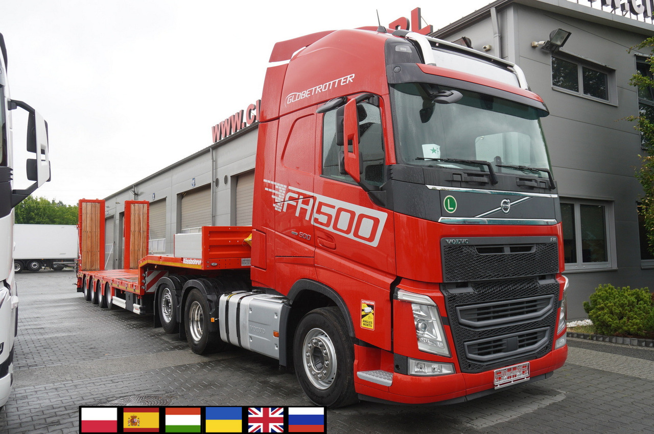 VOLVO FH 500 / BRAND-NEW Kässbohrer LB3E low-bed semi-trailer / 500 HP - Kamion za prevoz automobila: slika 1 VOLVO FH 500 / BRAND-NEW Kässbohrer LB3E low-bed semi-trailer / 500 HP - Kamion za prevoz automobila: slika 1