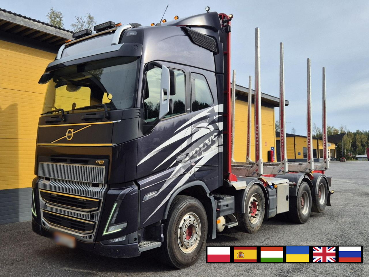 VOLVO FH 750 8x4 / 2 lifted axles / timber truck - Kamion sa dizalicom: slika 1 VOLVO FH 750 8x4 / 2 lifted axles / timber truck - Kamion sa dizalicom: slika 1