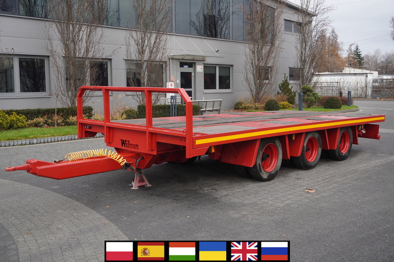 Wilson CTAA3 Flatbed trailer - Plato prikolica: slika 1 Wilson CTAA3 Flatbed trailer - Plato prikolica: slika 1