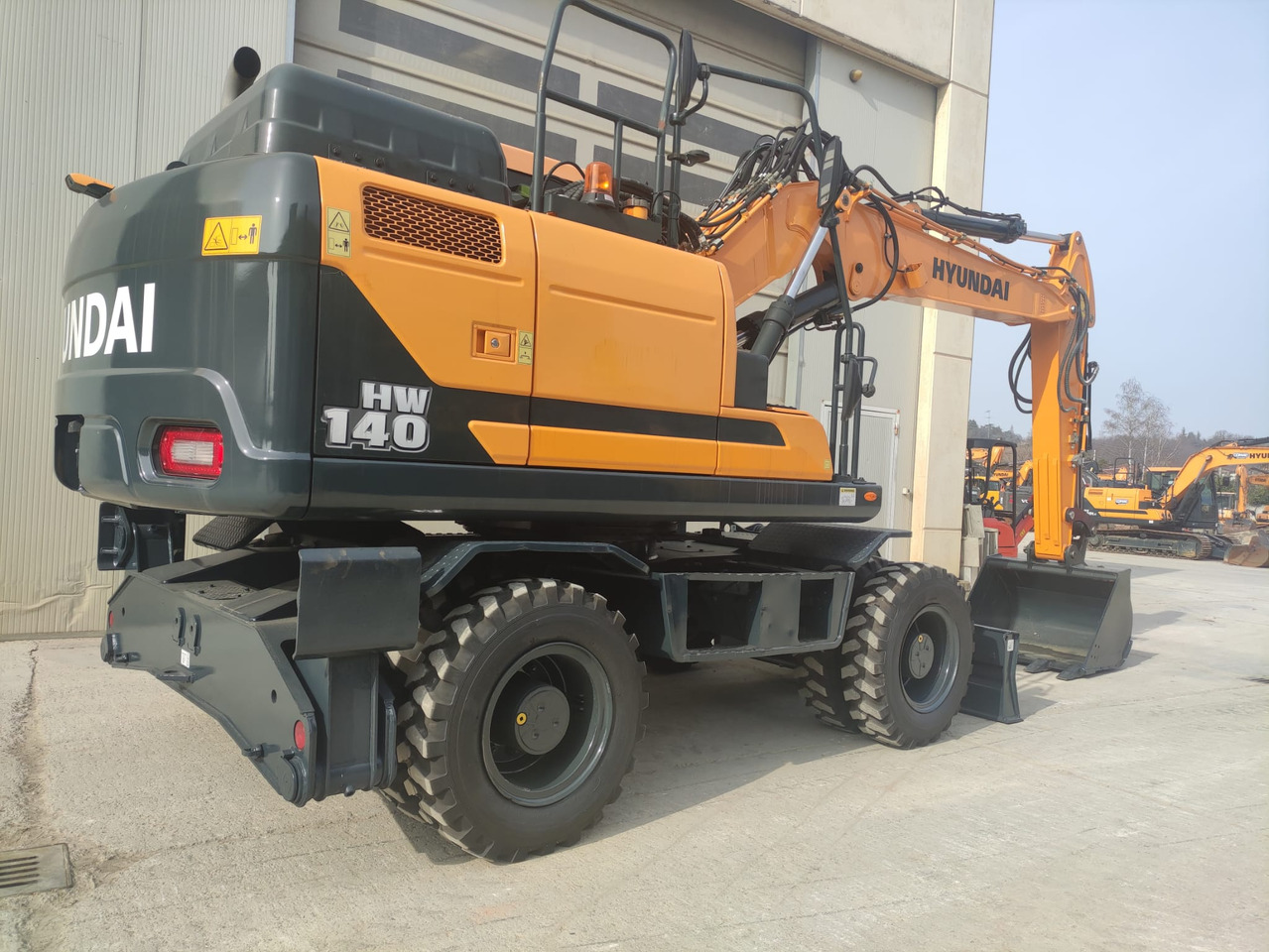 HYUNDAI HW140 - Bager točkaš: slika 2 HYUNDAI HW140 - Bager točkaš: slika 2