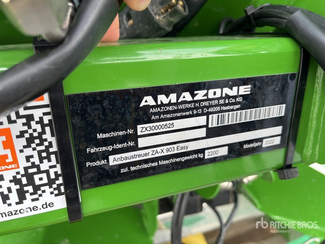 2022 Amazone ZA-X 903 Easy Fertilizer Spreader - Tarup/ Mulčer: slika 3 2022 Amazone ZA-X 903 Easy Fertilizer Spreader - Tarup/ Mulčer: slika 3