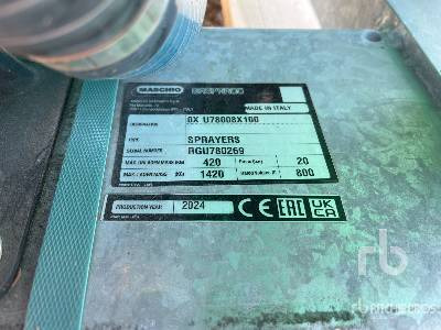 MASCHIO GASPARDO SAURO 800/10 10 m (Unused) - Prskalica: slika 5 MASCHIO GASPARDO SAURO 800/10 10 m (Unused) - Prskalica: slika 5
