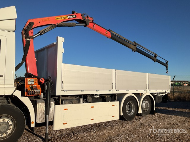 2008 Mercedes-Benz 2533L 2007 Palfinger PK10501 Articula ... Flatbed Truck with Crane - Kamion sa tovarnim sandukom, Kamion sa dizalicom: slika 4 2008 Mercedes-Benz 2533L 2007 Palfinger PK10501 Articula ... Flatbed Truck with Crane - Kamion sa tovarnim sandukom, Kamion sa dizalicom: slika 4