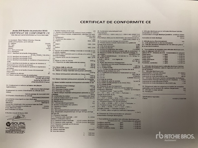 2020 Goupil G4M Electric Utility Vehicle - Korisno/ Posebno vozilo: slika 2 2020 Goupil G4M Electric Utility Vehicle - Korisno/ Posebno vozilo: slika 2