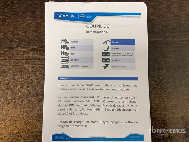 2021 Goupil G6 Electric Utility Vehicle - Korisno/ Posebno vozilo: slika 4 2021 Goupil G6 Electric Utility Vehicle - Korisno/ Posebno vozilo: slika 4