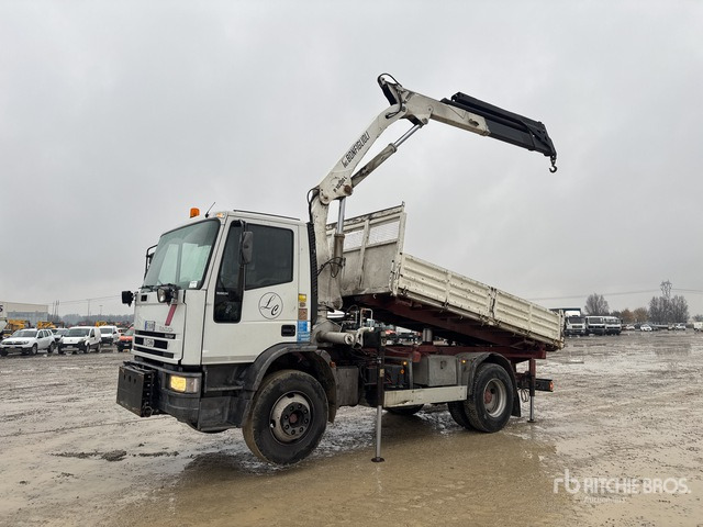 2022 Iveco Eurocargo 35 Bonfiglioli P10200L on 4x2 Dump Truck with Crane - Istovarivač: slika 1 2022 Iveco Eurocargo 35 Bonfiglioli P10200L on 4x2 Dump Truck with Crane - Istovarivač: slika 1