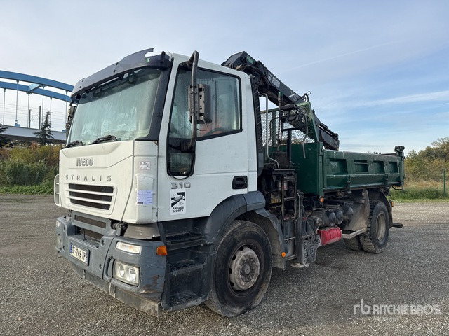 2005 Iveco Stralis 310 2004 Hiab 102XS-2B 3800 kg Arti ... Dump Truck with Crane - Istovarivač: slika 1 2005 Iveco Stralis 310 2004 Hiab 102XS-2B 3800 kg Arti ... Dump Truck with Crane - Istovarivač: slika 1