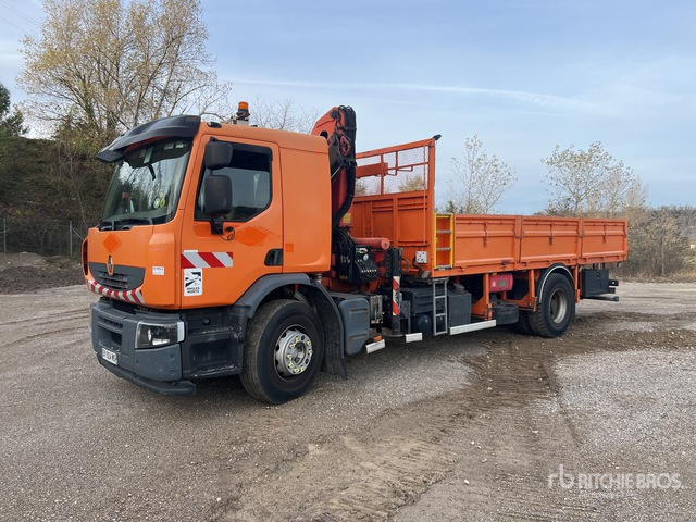 2007 Renault Premium II DXi 2007 Palfinger PK15500 5750 kg ... Flatbed Truck with Crane - Kamion sa tovarnim sandukom, Kamion sa dizalicom: slika 2 2007 Renault Premium II DXi 2007 Palfinger PK15500 5750 kg ... Flatbed Truck with Crane - Kamion sa tovarnim sandukom, Kamion sa dizalicom: slika 2