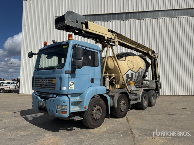 2008 MAN TGA32.360 8x4 Camion Malaxeur 8x4 Mixer Truck - Mikser za beton: slika 1 2008 MAN TGA32.360 8x4 Camion Malaxeur 8x4 Mixer Truck - Mikser za beton: slika 1