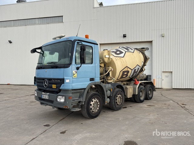 2008 Mercedes-Benz Actros 8x4 Camion Malaxeur 8x4 Mixer Truck - Mikser za beton: slika 1 2008 Mercedes-Benz Actros 8x4 Camion Malaxeur 8x4 Mixer Truck - Mikser za beton: slika 1
