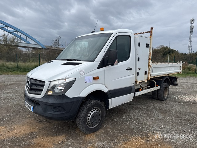 2014 Mercedes-Benz 513 sprinter 4x4 Camion Benne Dump Truck: Light Duty - Istovarivač: slika 1 2014 Mercedes-Benz 513 sprinter 4x4 Camion Benne Dump Truck: Light Duty - Istovarivač: slika 1