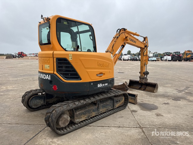 2017 Hyundai R60CR-9A Mini-Pelle Mini Excavator: <6.6t - Mini bager: slika 4 2017 Hyundai R60CR-9A Mini-Pelle Mini Excavator: <6.6t - Mini bager: slika 4