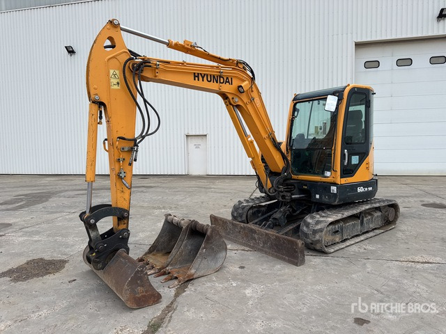 2017 Hyundai R60CR-9A Mini-Pelle Mini Excavator: <6.6t - Mini bager: slika 2 2017 Hyundai R60CR-9A Mini-Pelle Mini Excavator: <6.6t - Mini bager: slika 2