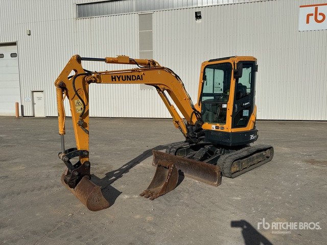 2018 Hyundai R35Z9 Mini-Pelle Mini Excavator: <6.6t - Mini bager: slika 1 2018 Hyundai R35Z9 Mini-Pelle Mini Excavator: <6.6t - Mini bager: slika 1
