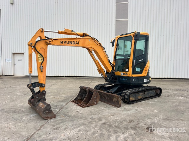 2018 Hyundai R35Z9 Mini-Pelle Mini Excavator: <6.6t - Mini bager: slika 1 2018 Hyundai R35Z9 Mini-Pelle Mini Excavator: <6.6t - Mini bager: slika 1