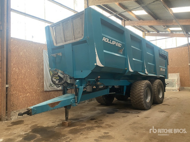 2018 Rolland Rollspeed 7845 T/A End Dump Remorque Agricole ... Grain Trailer - Traktorska prikolica za farmu/ Kiper: slika 1 2018 Rolland Rollspeed 7845 T/A End Dump Remorque Agricole ... Grain Trailer - Traktorska prikolica za farmu/ Kiper: slika 1